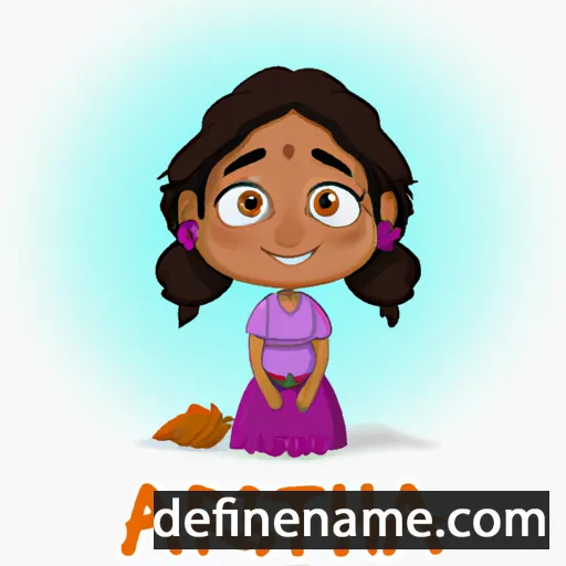 cartoon of the name Atisha