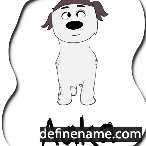 cartoon of the name Atka