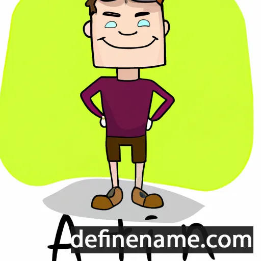 cartoon of the name Atkin