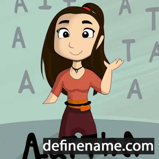 cartoon of the name Atla