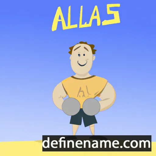 cartoon of the name Atlas