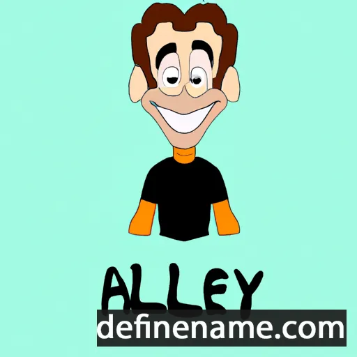 cartoon of the name Atley