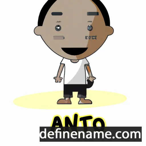 cartoon of the name Atong