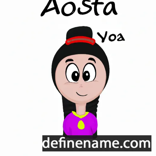 cartoon of the name Atoosa