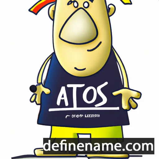 cartoon of the name Atos