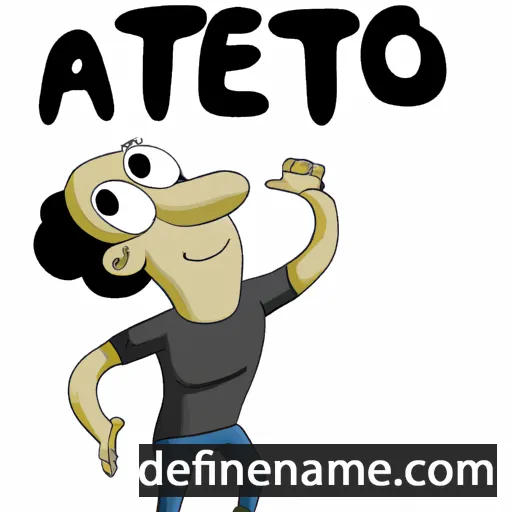 cartoon of the name Atreo