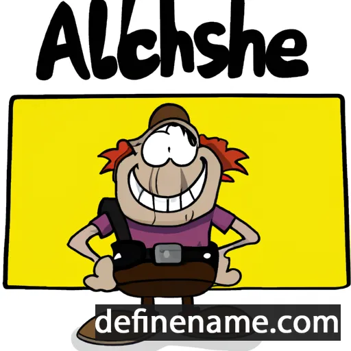 cartoon of the name Atschel