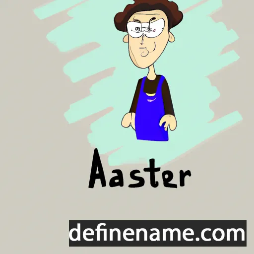 cartoon of the name Atser