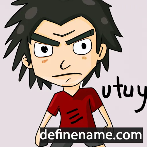 cartoon of the name Atsuyo