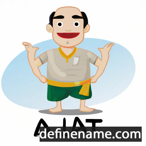 cartoon of the name Attai