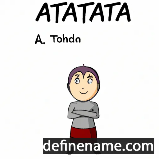 Attanatda cartoon