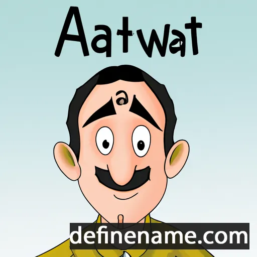 cartoon of the name Atwal