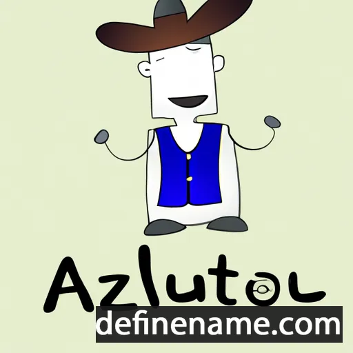 cartoon of the name Atzolu