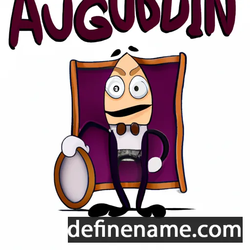 cartoon of the name Aûdgustîn