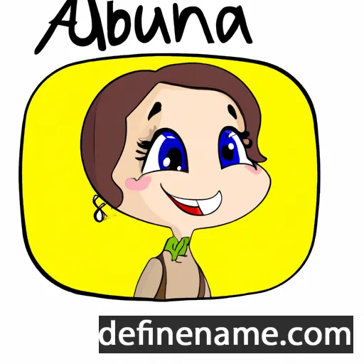 Aubana cartoon