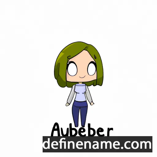 cartoon of the name Auberée