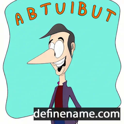 cartoon of the name Aubinet