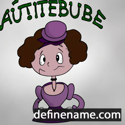 cartoon of the name Aubinette