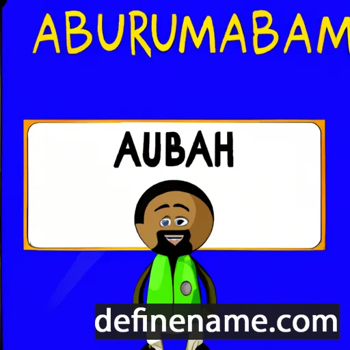 Aubraham cartoon