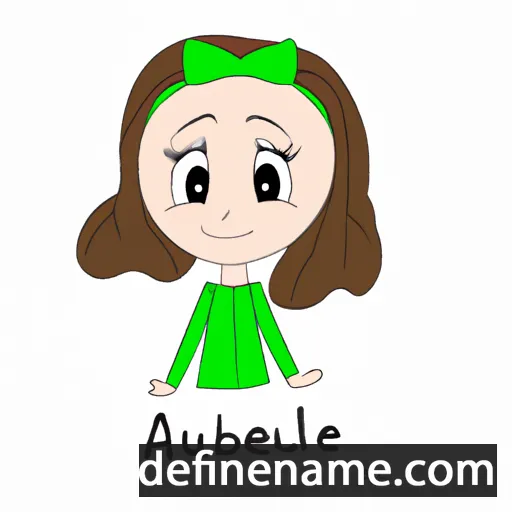 Aubrelle cartoon