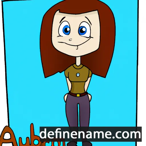 cartoon of the name Auburn