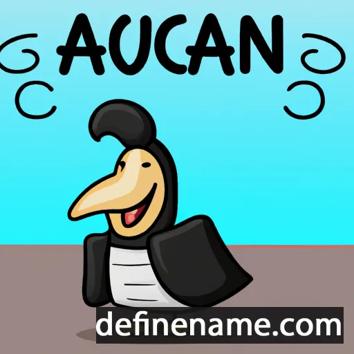 cartoon of the name Aucán