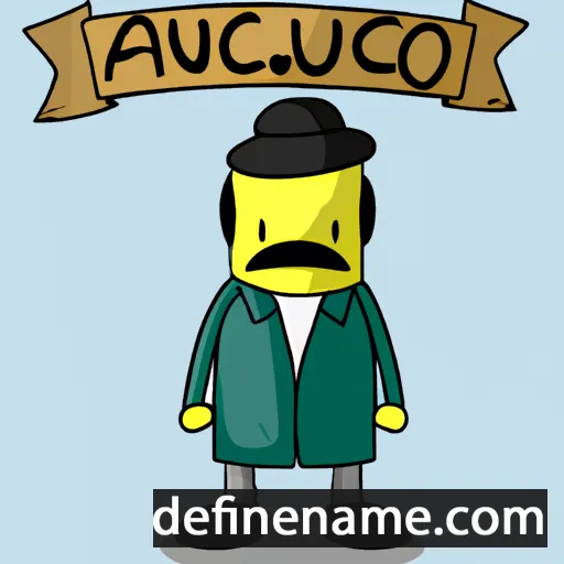 cartoon of the name Aucencio