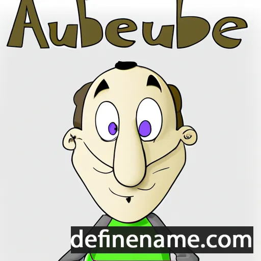 cartoon of the name Audebert