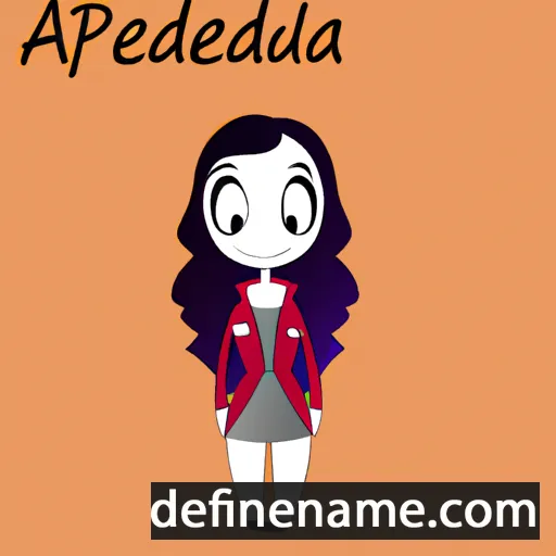 cartoon of the name Audenzia