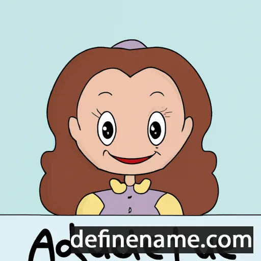 cartoon of the name Audette