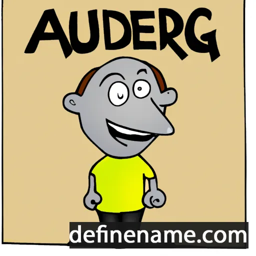 cartoon of the name Audgjerd