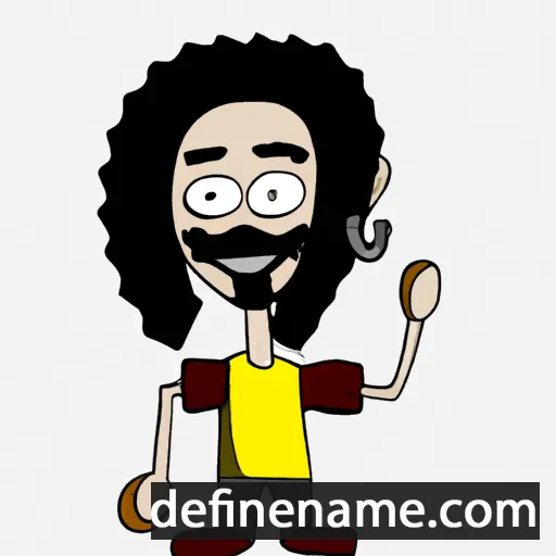 cartoon of the name Audífaz