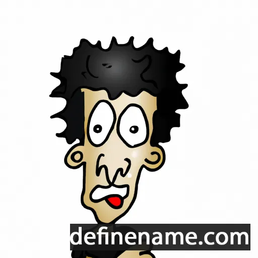 cartoon of the name Audiface