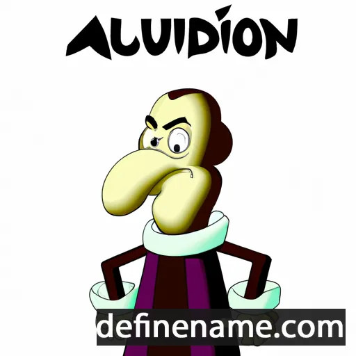 cartoon of the name Audilon