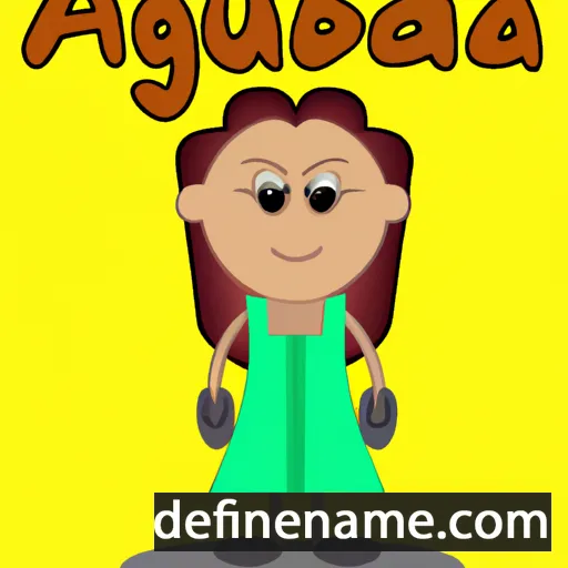 cartoon of the name Audinga