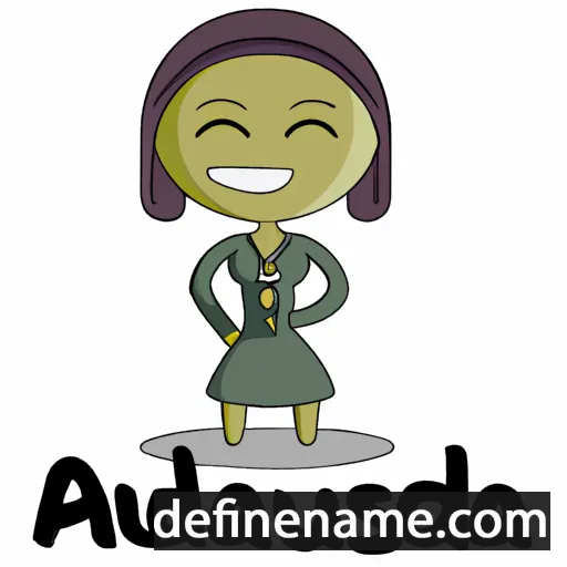 cartoon of the name Audisia