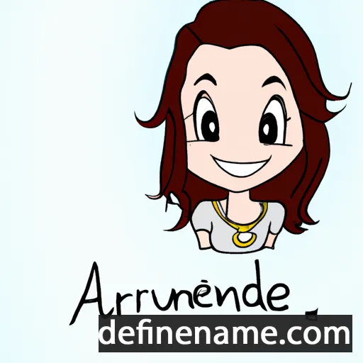 cartoon of the name Audréanne