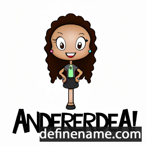 cartoon of the name Audreanna