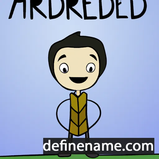 cartoon of the name Audriel