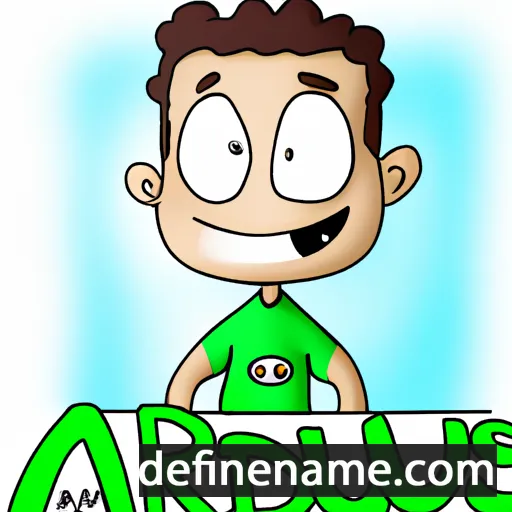 cartoon of the name Audris