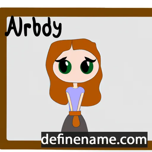 cartoon of the name Audriy