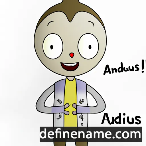 cartoon of the name Audrūnas