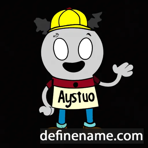 cartoon of the name Aŭgusteno