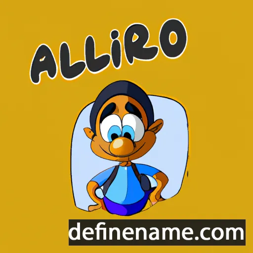 cartoon of the name Aŭrelio