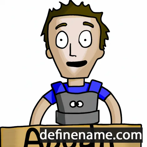 cartoon of the name Audun