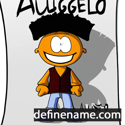 cartoon of the name Augello