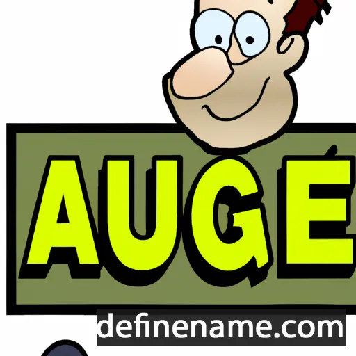 Augie cartoon