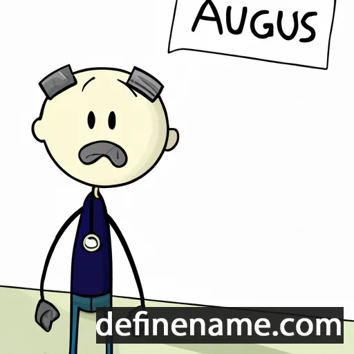 Augoustos cartoon