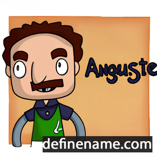 Augustiñe cartoon