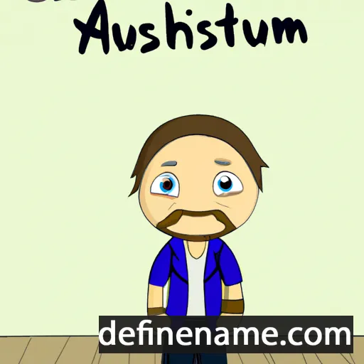 Auhustsin cartoon